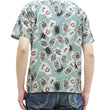Load image into Gallery viewer, Momotaro Jeans Shirt Men's Short Sleeve Japanese Aloha Shirt Hawaiian Shirt MSS1010M31 Green