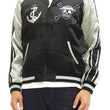 Load image into Gallery viewer, Hanatabi Gakudan Men's Japanese Souvenir Jacket Japanese ONE PIECE Sukajan Script OPSJ-001 Black
