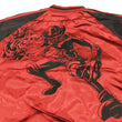 Load image into Gallery viewer, Hanatabi Gakudan Men's Japanese Souvenir Jacket Japanese ONE PIECE Sukajan Script OPSJ-002 Red