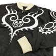 Load image into Gallery viewer, Hanatabi Gakudan Men's Japanese Souvenir Jacket Japanese ONE PIECE Sukajan Script OPSJ-003 Black