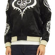 Load image into Gallery viewer, Hanatabi Gakudan Men's Japanese Souvenir Jacket Japanese ONE PIECE Sukajan Script OPSJ-003 Black