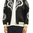 Load image into Gallery viewer, Hanatabi Gakudan Men's Japanese Souvenir Jacket Japanese ONE PIECE Sukajan Script OPSJ-003 Black