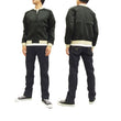 Load image into Gallery viewer, Hanatabi Gakudan Men's Japanese Souvenir Jacket Japanese ONE PIECE Sukajan Script OPSJ-003 Black