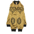 Load image into Gallery viewer, Hanatabi Gakudan Men's Japanese Souvenir Jacket Japanese ONE PIECE Sukajan Script OPSJ-003 Brown