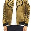 Load image into Gallery viewer, Hanatabi Gakudan Men's Japanese Souvenir Jacket Japanese ONE PIECE Sukajan Script OPSJ-003 Brown