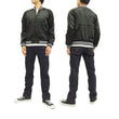 Load image into Gallery viewer, Hanatabi Gakudan Men's Japanese Souvenir Jacket Japanese ONE PIECE Sukajan Script OPSJ-004