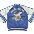 Load image into Gallery viewer, Hanatabi Gakudan Men's Japanese Souvenir Jacket Japanese ONE PIECE Sukajan Script OPSJ-005