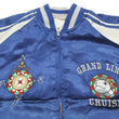 Load image into Gallery viewer, Hanatabi Gakudan Men's Japanese Souvenir Jacket Japanese ONE PIECE Sukajan Script OPSJ-005
