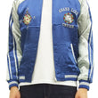 Load image into Gallery viewer, Hanatabi Gakudan Men's Japanese Souvenir Jacket Japanese ONE PIECE Sukajan Script OPSJ-005