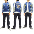 Load image into Gallery viewer, Hanatabi Gakudan Men's Japanese Souvenir Jacket Japanese ONE PIECE Sukajan Script OPSJ-005