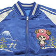 Load image into Gallery viewer, Hanatabi Gakudan Men's Japanese Souvenir Jacket One Piece Tony Tony Chopper Sukajan Script OPSJ-008