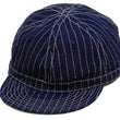 Load image into Gallery viewer, Pherrow's Workman Cap Men's Indigo Wabash Stripe Adjustable Working Hat PWCC1-W