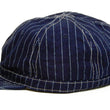 Load image into Gallery viewer, Pherrow's Workman Cap Men's Indigo Wabash Stripe Adjustable Working Hat PWCC1-W