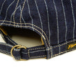 Load image into Gallery viewer, Pherrow's Workman Cap Men's Indigo Wabash Stripe Adjustable Working Hat PWCC1-W