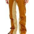 Load image into Gallery viewer, Kojima Genes Two Tone Panel Pants Men's Duck Carpenter Pants with Contrast Inside Leg Panel rnb1081f RNB-1081F Brown/Beige
