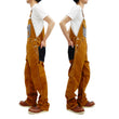 Load image into Gallery viewer, Kojima Genes Overalls Men's Casual Brown Duck Bib Overall with Contrast Pockets RNB-1220HK