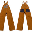 Load image into Gallery viewer, Kojima Genes Overalls Men's Casual Brown Duck Bib Overall with Contrast Pockets RNB-1220HK