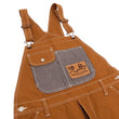 Load image into Gallery viewer, Kojima Genes Overalls Men's Casual Brown Duck Bib Overall with Contrast Pockets RNB-1220HK