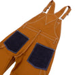 Load image into Gallery viewer, Kojima Genes Overalls Men's Casual Brown Duck Bib Overall with Contrast Pockets RNB-1220HK