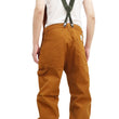 Load image into Gallery viewer, Kojima Genes Overalls Men's Casual Duck Bib Overall with Suspender Straps Low-Back RNB-1335F rnb1335f Camel Duck Canvas