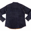 Load image into Gallery viewer, Kojima Genes Contrast Panel Shirt Men's Long Sleeve Two Tone Button Up Shirt rnb2081 RNB-2081 Camel Duck Canvas/Indigo Denim