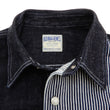 Load image into Gallery viewer, Kojima Genes Mixed Panel Shirt Men's Long Sleeve Two Tone Button Up Shirt rnb281s RNB-281S Denim x Hickory