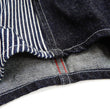 Load image into Gallery viewer, Kojima Genes Mixed Panel Shirt Men's Long Sleeve Two Tone Button Up Shirt rnb281s RNB-281S Denim x Hickory