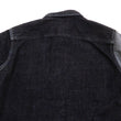 Load image into Gallery viewer, Kojima Genes Mixed Panel Shirt Men's Long Sleeve Two Tone Button Up Shirt rnb281s RNB-281S Denim x Hickory