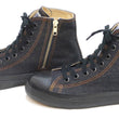 Load image into Gallery viewer, Kojima Genes High Top Denim Sneakers Men's Side Zip Jean Shoes RNB-8003 rnb8003 Deep Blue Indigo