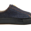 Load image into Gallery viewer, Kojima Genes Denim Sneakers Men's Laceless Front Zip Low Top 25oz Jean Shoes RNB-8007 rnb8007