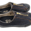 Load image into Gallery viewer, Kojima Genes Denim Sneakers Men's Laceless Front Zip Low Top 25oz Jean Shoes RNB-8007 rnb8007