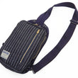 Laden Sie das Bild in den Galerie-Viewer, Kojima Genes Sling Bag Men's Casual Small Crossbody Backpack rnb953 RNB-953 Wabash-Stripe