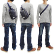 Laden Sie das Bild in den Galerie-Viewer, Kojima Genes Sling Bag Men's Casual Small Crossbody Backpack rnb953 RNB-953 Indigo-Denim