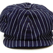 Load image into Gallery viewer, Sugar Cane Applejack Cap Men's Short Brim Wabash Striped Work Hat SC02070