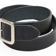 Load image into Gallery viewer, Sugar Cane Belt Men's Ccasual 40mm Wide/4mm Thick Cowhide Leather Belt with Single Prong Square-Shaped Buckle SC02320 119 Black