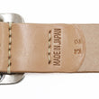 Load image into Gallery viewer, Sugar Cane Belt Men's Ccasual 40mm Wide/4mm Thick Cowhide Leather Belt with Single Prong Square-Shaped Buckle SC02320 133 Beige