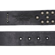 Load image into Gallery viewer, Sugar Cane Studded Belt Men's Ccasual 40mm Wide/4mm Thick Cowhide Leather Belt with Single Prong Square-Shaped Buckle SC02321 119 Black