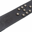 Load image into Gallery viewer, Sugar Cane Studded Belt Men's Ccasual 40mm Wide/4mm Thick Cowhide Leather Belt with Single Prong Square-Shaped Buckle SC02321 119 Black