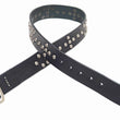 Load image into Gallery viewer, Sugar Cane Studded Belt Men's Ccasual 40mm Wide/4mm Thick Cowhide Leather Belt with Single Prong Square-Shaped Buckle SC02321 119 Black