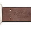 Load image into Gallery viewer, Sugar Cane Studded Belt Men's Ccasual 40mm Wide/4mm Thick Cowhide Leather Belt with Single Prong Square-Shaped Buckle SC02321 138 Brown