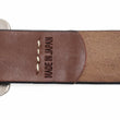 Load image into Gallery viewer, Sugar Cane Studded Belt Men's Ccasual 40mm Wide/4mm Thick Cowhide Leather Belt with Single Prong Square-Shaped Buckle SC02321 138 Brown