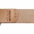 Load image into Gallery viewer, Sugar Cane Studded Belt Men's Ccasual 40mm Wide/4mm Thick Cowhide Leather Belt with Single Prong Square-Shaped Buckle SC02321 133 Beige