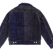 Load image into Gallery viewer, Sugar Cane Jacket Men's Mixed Denim Panel Colour Block Jean Jacket SC10701 One-Wash