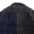 Load image into Gallery viewer, Sugar Cane Jacket Men's Mixed Denim Panel Colour Block Jean Jacket SC10701 One-Wash