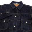 Load image into Gallery viewer, Sugar Cane Denim Trucker Jacket Men's Type 2 1953 Style Jean Jacket SC11953A 421 One Wash Deep blue indigo
