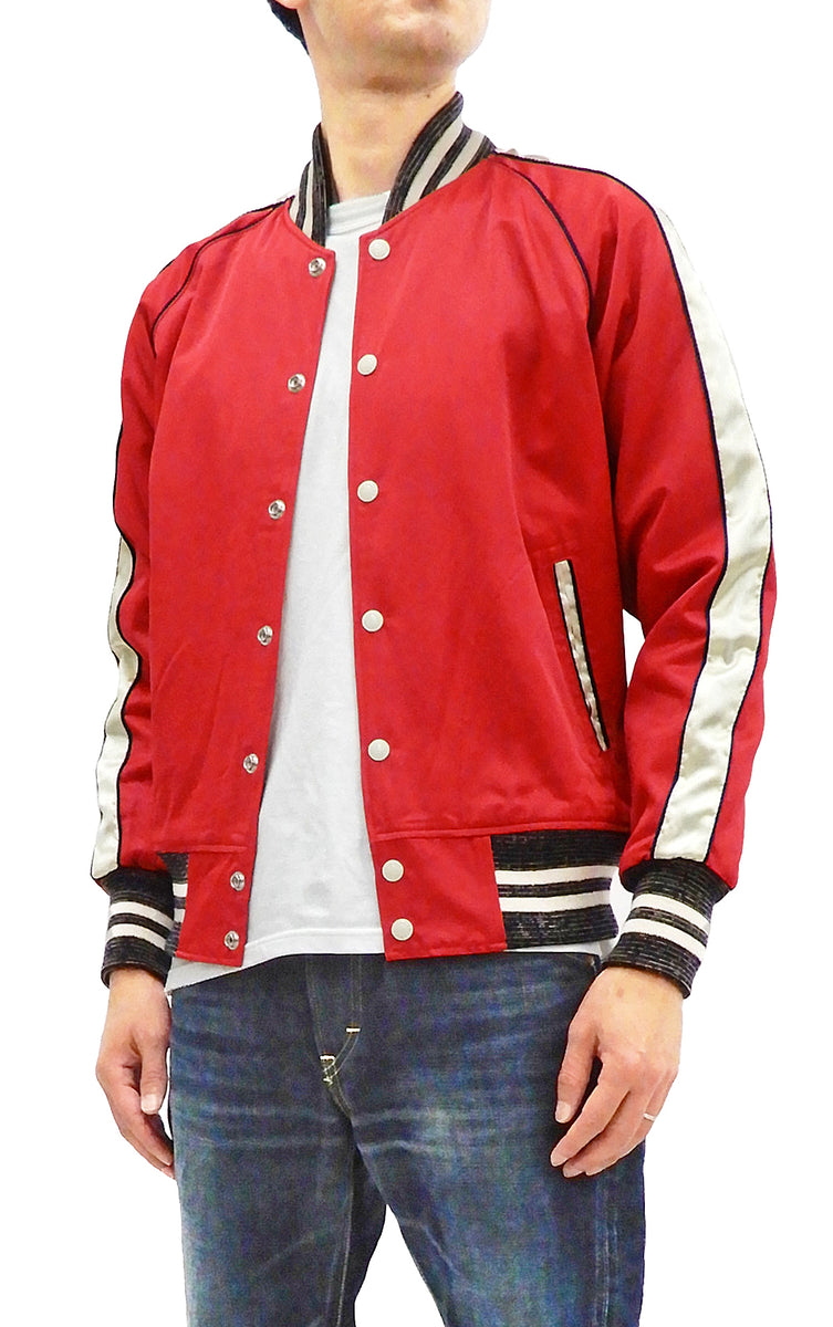 Mister Freedom Podium Jacket Men's MFSC Satin Varsity Jacket 