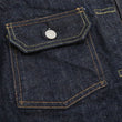 Load image into Gallery viewer, Sugar Cane Blanket Lined Denim Jacket Men's Reissue 1953 Type 2 Trucker Jean Jacket SC15210 421 One Wash Deep Indigo