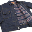 Load image into Gallery viewer, Sugar Cane Blanket Lined Denim Jacket Men's Reissue 1953 Type 2 Trucker Jean Jacket SC15210 421 One Wash Deep Indigo
