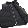 Load image into Gallery viewer, Sugar Cane Down Vest with Leather Yoke Panel Men's Winter Outerwear Vest SC15222 119 Black/Black