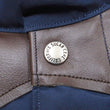 Load image into Gallery viewer, Sugar Cane Down Vest with Leather Yoke Panel Men's Winter Outerwear Vest SC15222 128 Navy-Blue/Brown